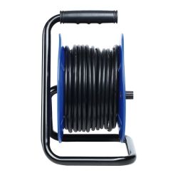 Enrollacables 50 M 3 G 1,50 Mm² 4 Tomas Bipolares Con T/Tl Con Protector Térmico