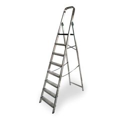 Escalera Doméstica Aluminio 8 Peldaños