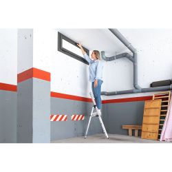 Escalera Domestica De Aluminio 3 Peldaños