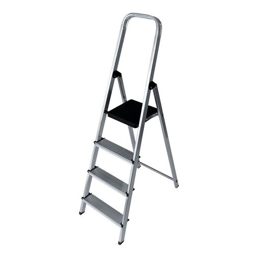 Escalera Domestica De Aluminio 4 Peldaños
