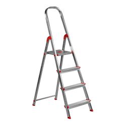 Escalera Unica 4 Peldaños 80 Cm