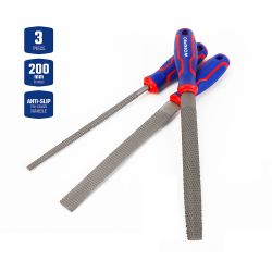 Escofinas 200 Mm, Juego 3 Piezas