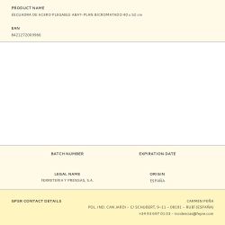 Escuadra De Acero Plegable Abat-Plan Bicromatado 40 X 52 Cm