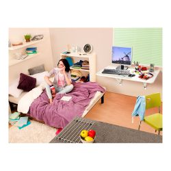 Escuadra De Acero Plegable Abat-Plan Blanco 11 X 20 Cm