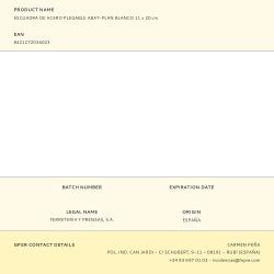 Escuadra De Acero Plegable Abat-Plan Blanco 11 X 20 Cm