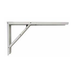 Escuadra De Acero Plegable Abat-Table Blanco 30 X 52 Cm
