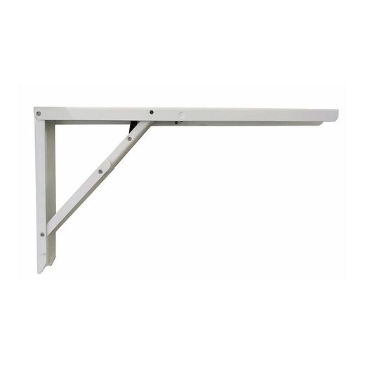 Escuadra De Acero Plegable Abat-Table Blanco 30 X 52 Cm