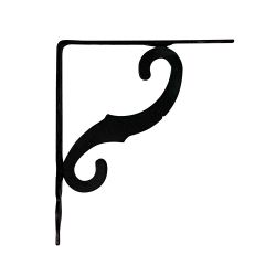 Escuadra Ornamental Plm05 Negro 230 X 190 Mm