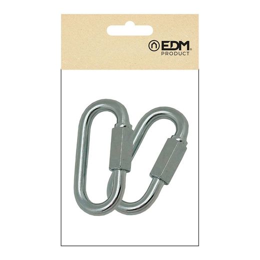 Eslabón Rápido Esl01, Acero Galvanizado, 5 Mm. 2 Unidades