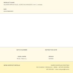 Eslabón Rápido Esl01, Acero Galvanizado, 6 Mm. 2 Unidades