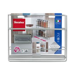 Especiero Deslizante 2 Estantes In&Out 28 X 6 X 22 Cm
