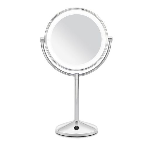 Espejo Pie Cromado Led  X10Au