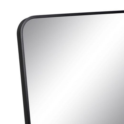 Espejo Vestidor Negro Aluminio-Cristal 56 X 3 X 165 Cm