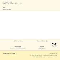 Espigas Led De Fibra Óptica, A Pilas