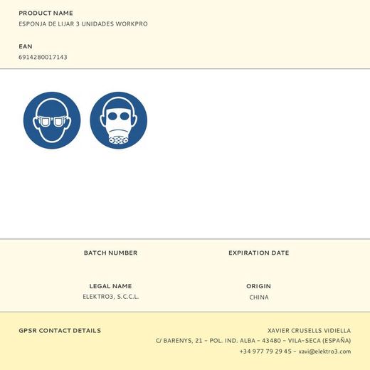 Esponja De Lijar, 3 Uds