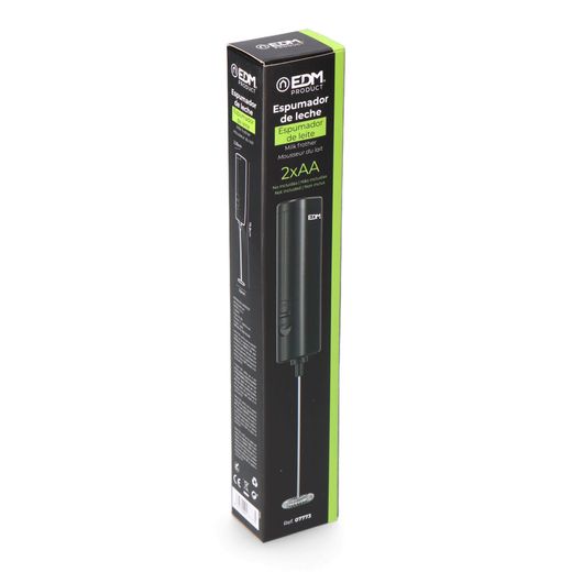 Espumador De Leche Eléctrico Con Pilas 2 X Aa (No Incluidas)