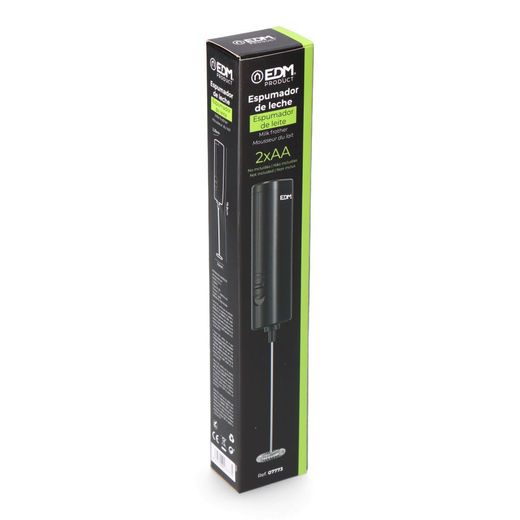 Espumador De Leche Eléctrico Con Pilas 2 X Aa (No Incluidas)