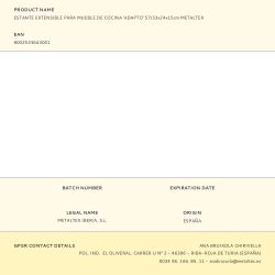 Estante Extensible Para Mueble De Cocina 57/33 X 24 X 15 Cm