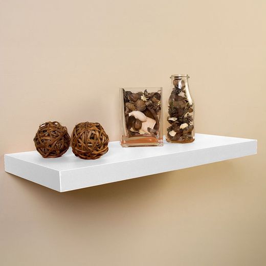 Estanteria Con Fijación Invisible 60 X 25 Cm Blanco