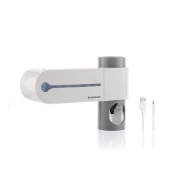 Esterilizador Uv De Cepillos Dentales Con Soporte Y Dispensador De Dentífrico