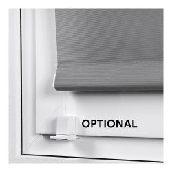 Estor Enrollable Clip & Fix Gris Asfalto 150 X 180 Cm