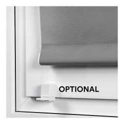 Estor Enrollable Clip & Fix Gris Asfalto 75 X 180 Cm