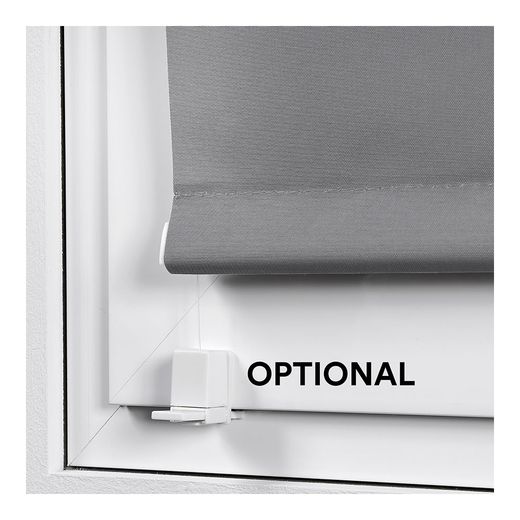 Estor Enrollable Clip & Fix Gris Asfalto 90 X 180 Cm