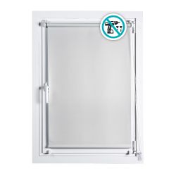 Estor Enrollable Clip & Fix Opaco Marfil 120 X 180 Cm