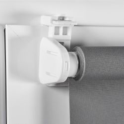 Estor Enrollable Clip & Fix Opaco Marfil 120 X 180 Cm