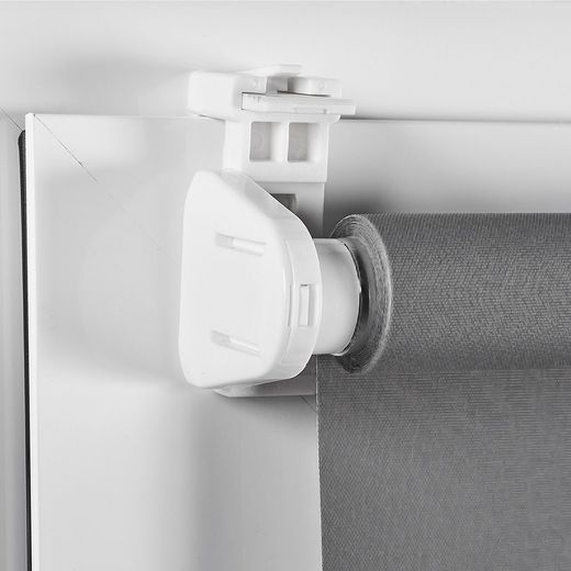 Estor Enrollable Clip & Fix Opaco Marfil 120 X 180 Cm