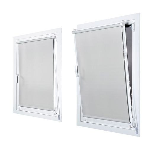 Estor Enrollable Clip & Fix Opaco Marfil 120 X 180 Cm