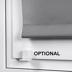 Estor Enrollable Clip & Fix Opaco Marfil 120 X 180 Cm