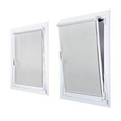 Estor Enrollable Clip & Fix Opaco Marfil 120 X 180 Cm