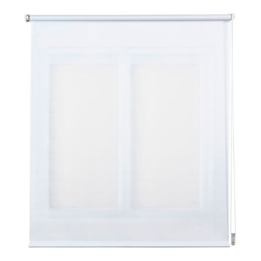 Estor Enrollable Clip & Fix Blanco Nieve 90 X 180 Cm