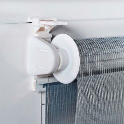 Estor Enrollable Clip & Fix, Noche & Dia, Blanco 120 X 180 Cm