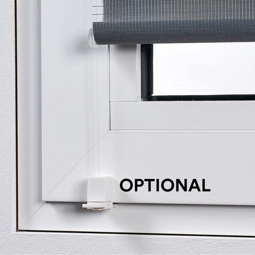 Estor Enrollable Clip & Fix, Noche & Dia, Blanco 150 X 180 Cm