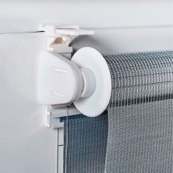 Estor Enrollable Clip & Fix, Noche & Dia, Blanco 60 X 180 Cm