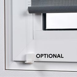 Estor Enrollable Clip & Fix, Noche & Dia, Blanco 75 X 180 Cm