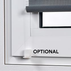 Estor Enrollable Clip & Fix, Noche & Dia, Blanco 75 X 180 Cm