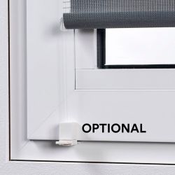 Estor Enrollable Clip & Fix, Noche & Dia, Lino 120 X 180 Cm