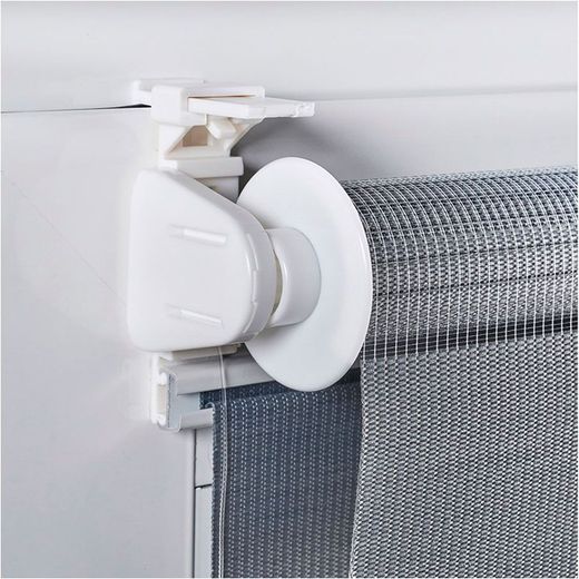 Estor Enrollable Clip & Fix, Noche & Dia, Lino 120 X 180 Cm