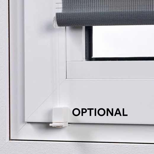 Estor Enrollable Clip & Fix, Noche & Dia, Lino 150 X 180 Cm