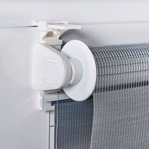 Estor Enrollable Clip & Fix, Noche & Dia, Plata 120 X 180 Cm