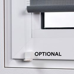 Estor Enrollable Clip & Fix, Noche & Dia, Plata 120 X 180 Cm