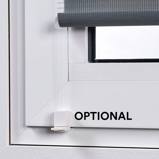 Estor Enrollable Clip & Fix, Noche & Dia, Plata 120 X 180 Cm