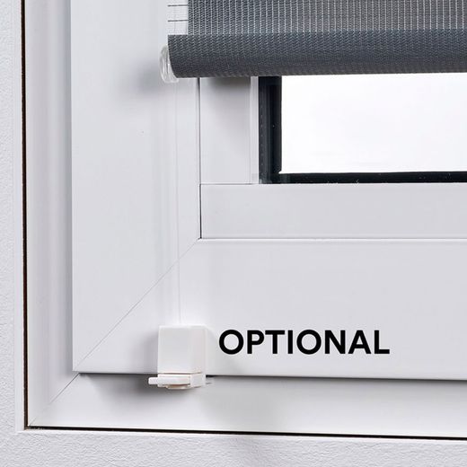 Estor Enrollable Clip & Fix, Noche & Dia, Plata 150 X 180 Cm