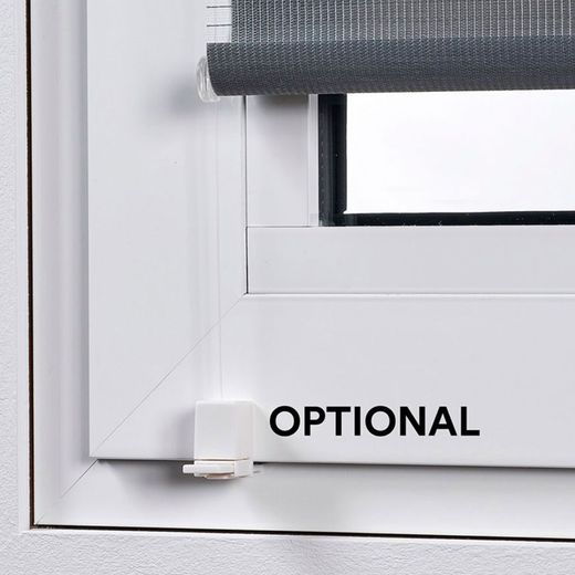 Estor Enrollable Clip & Fix, Noche & Dia, Plata 150 X 180 Cm