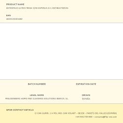 Estropajo Ultra Fresh Con Esponja 2+1 Antibacterias