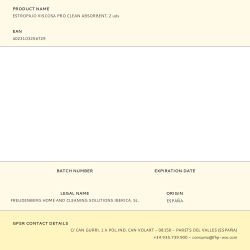 Estropajo Viscosa Pro Clean Absorbent, 2 Uds