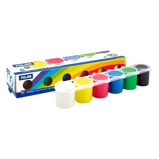 Estuche Tempera Colores Surtidos 25 Ml